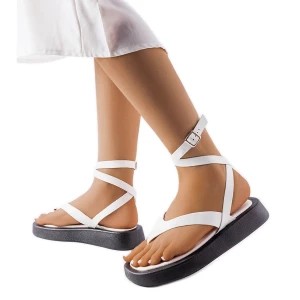 Zdjęcie produktu Białe sandały na platformie Salt Inna marka