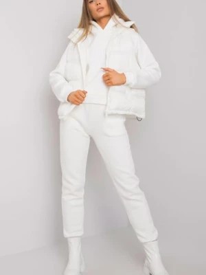 Zdjęcie produktu Biały komplet z kamizelką Aysel Ex Moda