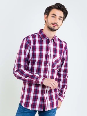 Zdjęcie produktu BIG STAR Koszula - Regular fit - w kolorze bordowym ze wzorem rozmiar: 3XL