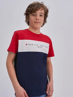 Zdjęcie produktu BIG STAR T-shirt w kolorze granatowo-biało-czerwonym rozmiar: 164