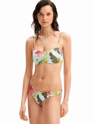 Zdjęcie produktu Bikini bandeau w tropikalny deseń Desigual
