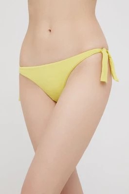 Zdjęcie produktu Billabong biustonosz kąpielowy kolor żółty lekko usztywniona miseczka