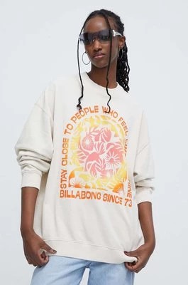 Zdjęcie produktu Billabong bluza damska kolor beżowy wzorzysta EBJFT00121