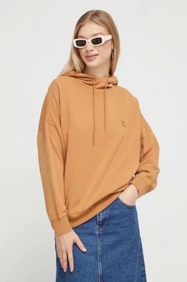 Zdjęcie produktu Billabong bluza damska kolor brązowy z kapturem gładka