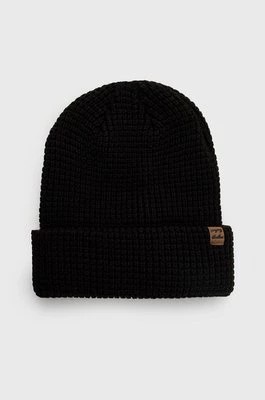 Zdjęcie produktu Billabong czapka kolor czarny z grubej dzianiny
