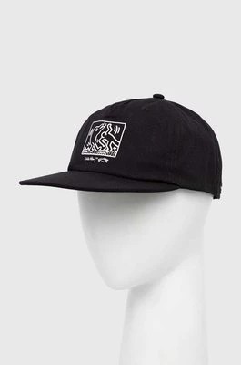 Zdjęcie produktu Billabong czapka z daszkiem bawełniana kolor czarny z nadrukiem