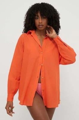 Zdjęcie produktu Billabong koszula plażowa bawełniana kolor pomarańczowy EBJWT00113