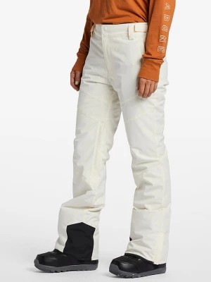 Zdjęcie produktu Billabong Spodnie narciarskie "Adiv Mall" w kolorze białym rozmiar: L