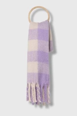 Zdjęcie produktu Billabong szalik damski kolor fioletowy wzorzysty