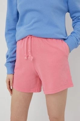 Zdjęcie produktu Billabong szorty damskie kolor różowy gładkie high waist