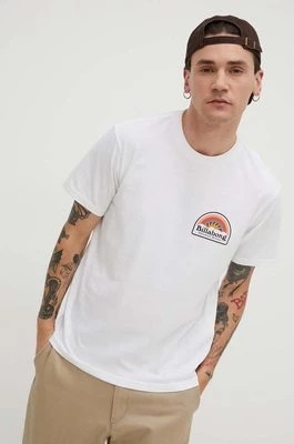 Zdjęcie produktu Billabong t-shirt bawełniany BILLABONG X ADVENTURE DIVISION męski kolor biały z nadrukiem ABYZT02301