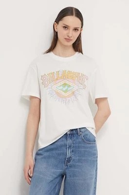 Zdjęcie produktu Billabong t-shirt bawełniany damski kolor biały EBJZT00248