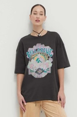 Zdjęcie produktu Billabong t-shirt bawełniany damski kolor czarny EBJZT00243