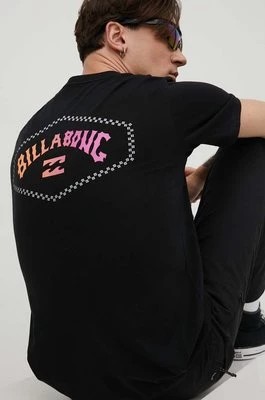 Zdjęcie produktu Billabong t-shirt bawełniany męski kolor czarny z nadrukiem ABYZT02257