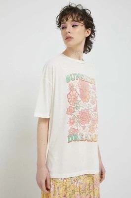 Zdjęcie produktu Billabong t-shirt damski kolor beżowy