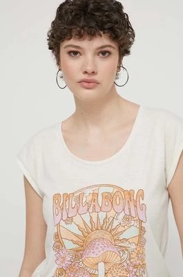 Zdjęcie produktu Billabong t-shirt damski kolor beżowy EBJZT00241