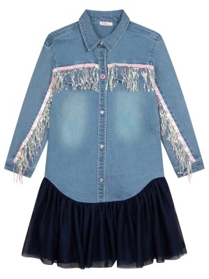 Zdjęcie produktu Billieblush Sukienka dżinsowa w kolorze niebiesko-czarnym rozmiar: 92