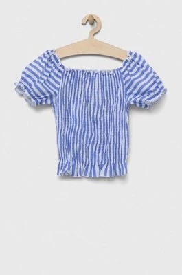 Zdjęcie produktu Birba&Trybeyond bluzka bawełniana dziecięca kolor niebieski wzorzysta