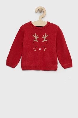 Zdjęcie produktu Birba&Trybeyond sweter z domieszką wełny dziecięcy kolor czerwony