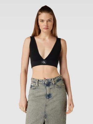 Zdjęcie produktu Biustonosz typu bralette z prążkowaniem Calvin Klein Jeans