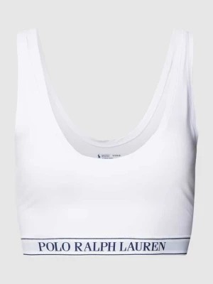 Zdjęcie produktu Biustonosz typu bralette z wyhaftowanym logo Polo Ralph Lauren