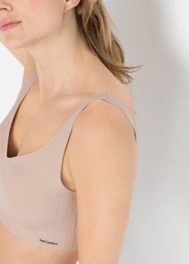 Zdjęcie produktu Biustonosz watowany t-shirt Feel Comfort, cięty laserowo, bez fiszbinów bonprix