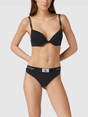 Zdjęcie produktu Biustonosz z detalami z logo model ‘PUSH UP PLUNGE’ Calvin Klein Underwear