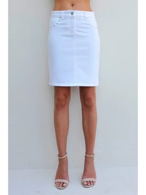 Zdjęcie produktu Bleu d'Azur Spódnica "Beathie" w kolorze białym rozmiar: 34