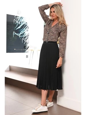Zdjęcie produktu Bleu d'Azur Spódnica plisowana "Stefani" w kolorze czarnym rozmiar: 40/42