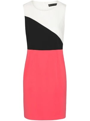 Zdjęcie produktu Bleu d'Azur Sukienka "Dubai" w kolorze różowo-czarno-białym rozmiar: 34