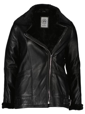 Zdjęcie produktu BLUE MONKEY Skórzana kurtka w kolorze czarnym rozmiar: L