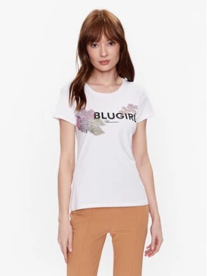 Zdjęcie produktu Blugirl Blumarine T-Shirt RA3157-J5003 Biały Regular Fit