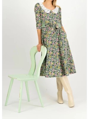 Zdjęcie produktu Blutsgeschwister Sukienka "Me in Wonderland" w kolorze zielono-żółto-jasnoróżowym rozmiar: M
