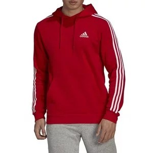 Zdjęcie produktu Bluza adidas Essentials Fleece 3-Stripes Hoodie GU2523 - czerwona