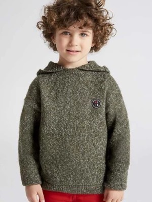 Zdjęcie produktu Bluza chłopięca z dzianiny swetrowej - zielona Mayoral
