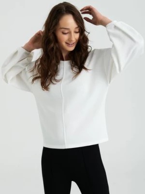 Zdjęcie produktu Bluza damska nierozpinana biała Greenpoint