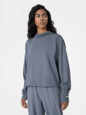 Zdjęcie produktu Bluza dresowa nierozpinana z kapturem damska 4F