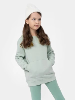 Zdjęcie produktu Bluza dresowa nierozpinana z kapturem dziewczęca 4F