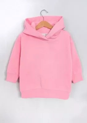 Zdjęcie produktu Bluza dziecięca z kapturem basic Pink
