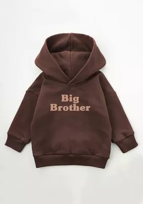 Zdjęcie produktu Bluza dziecięca z kapturem "Big brother" Brown