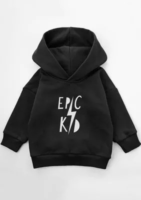 Zdjęcie produktu Bluza dziecięca z kapturem ''Epic kid" Black