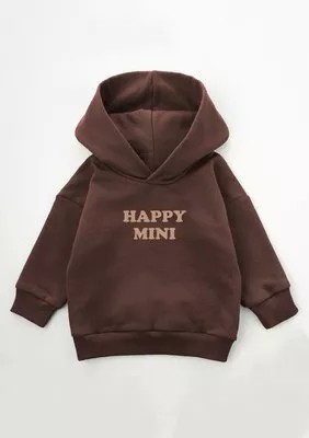 Zdjęcie produktu Bluza dziecięca z kapturem "Happy mini" Brown
