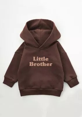 Zdjęcie produktu Bluza dziecięca z kapturem "Little brother" Brown