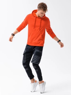 Zdjęcie produktu Bluza męska w mocnych kolorach - pomarańczowa V3 B1351
 -                                    XXL