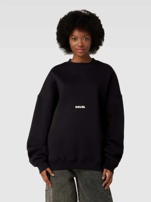 Zdjęcie produktu Bluza o kroju oversized z wyhaftowanym logo model ‘Sold Out’ Karo Kauer