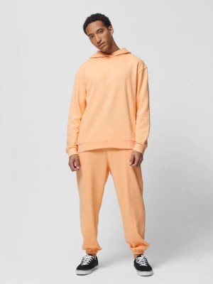 Zdjęcie produktu Bluza oversize z kapturem męska - pomarańczowa OUTHORN