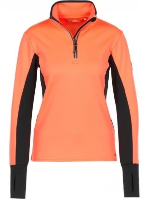 Zdjęcie produktu Peak Mountain Bluza polarowa "Amalfi" w kolorze czarno-pomarańczowym rozmiar: XL