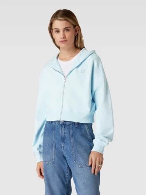 Zdjęcie produktu Bluza rozpinana krótka z naszywką z logo model ‘EMBRO’ Calvin Klein Jeans