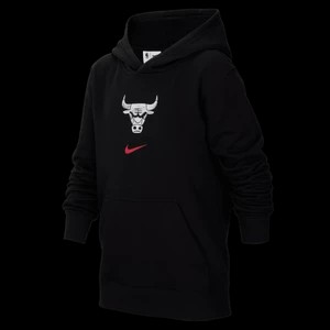 Zdjęcie produktu Bluza z kapturem dla dużych dzieci (chłopców) Nike NBA Chicago Bulls Club City Edition - Czerń