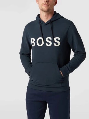 Zdjęcie produktu Bluza z kapturem i aplikacją z logo Boss Orange